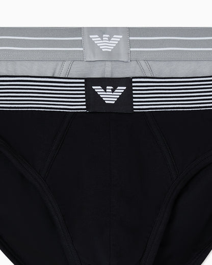 Two-pack of logolabel organic jersey briefs