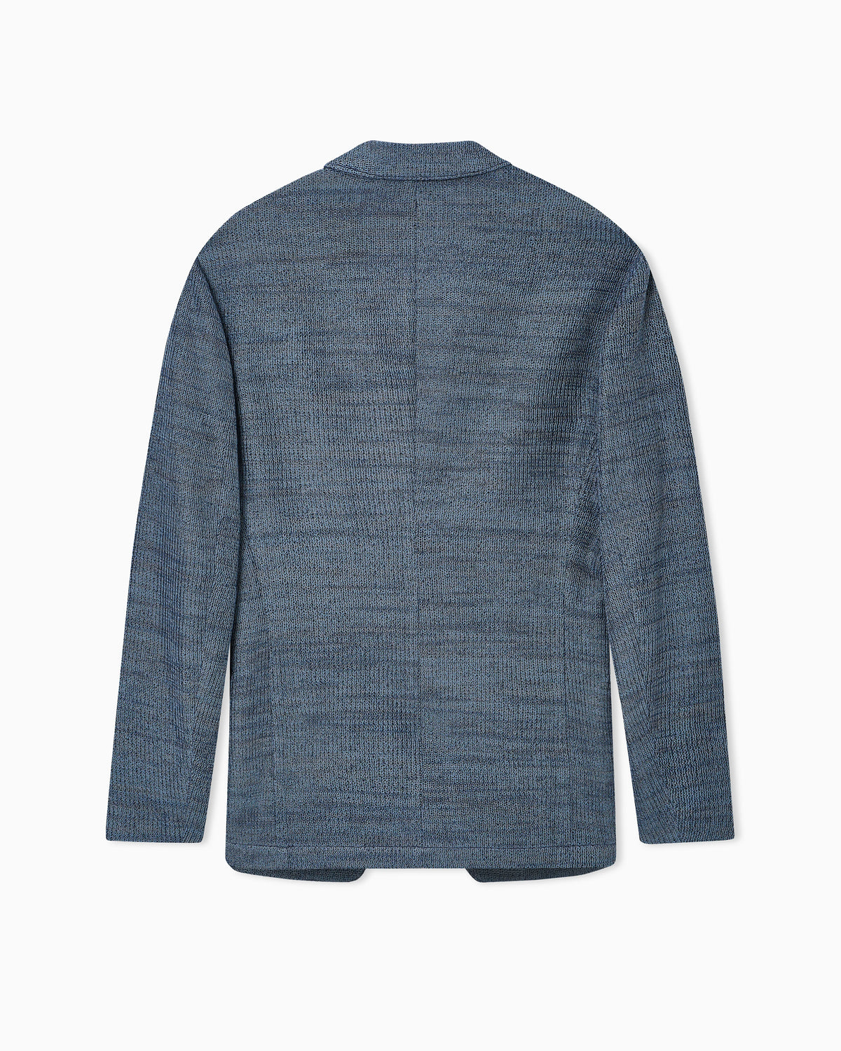 Icon 3D-effect knit single-breasted jacket