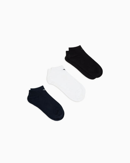 Three-pack of Casual ankle socks with eagle