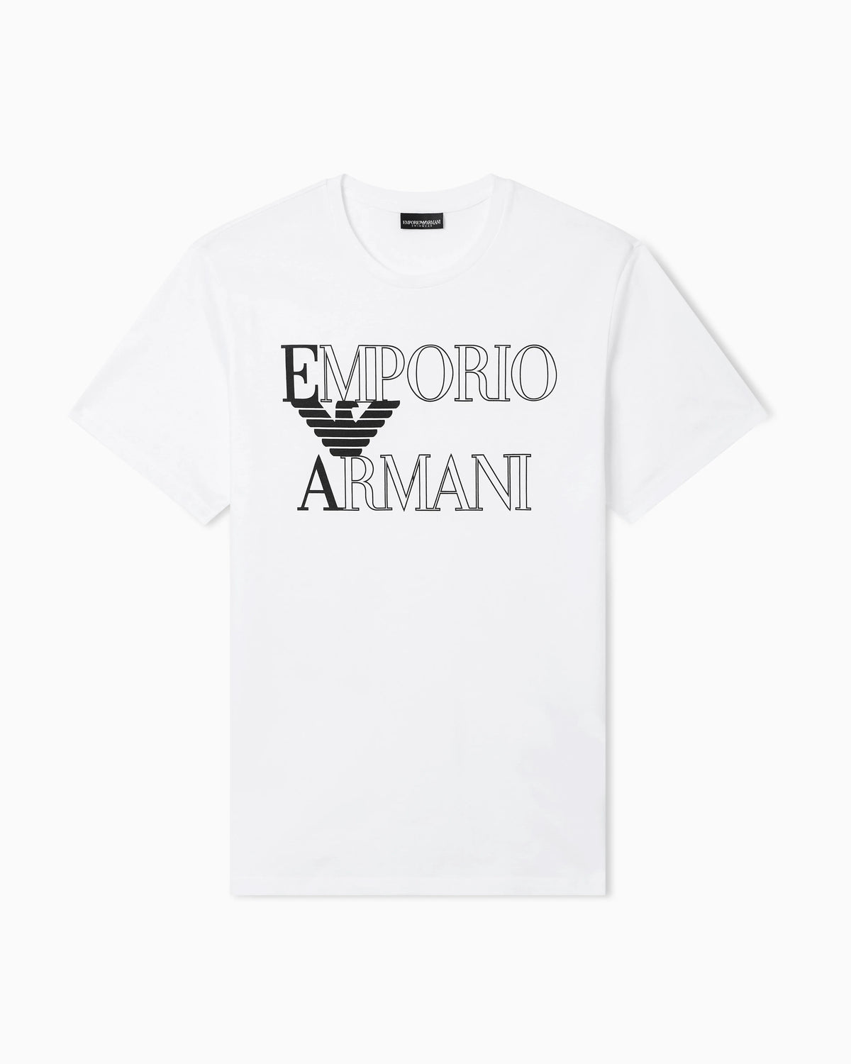 Bold logo beachwear T-shirt in jersey