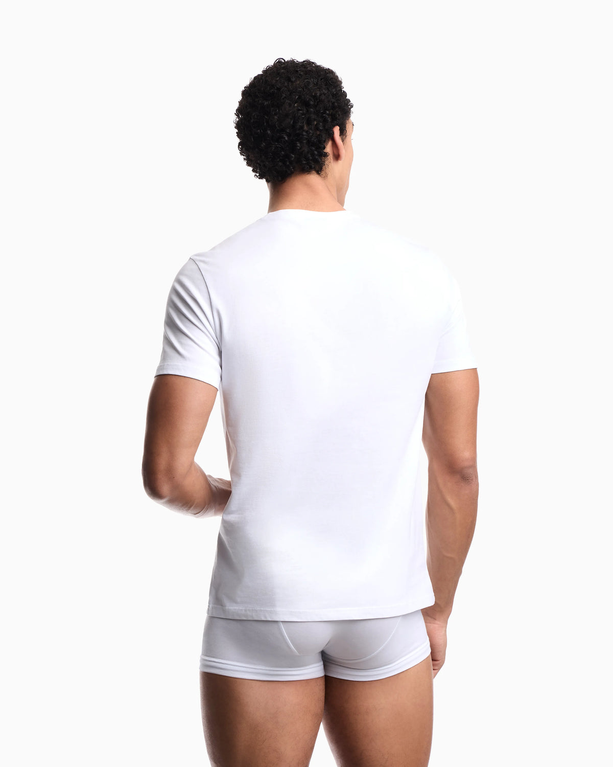 Bold logo beachwear T-shirt in jersey