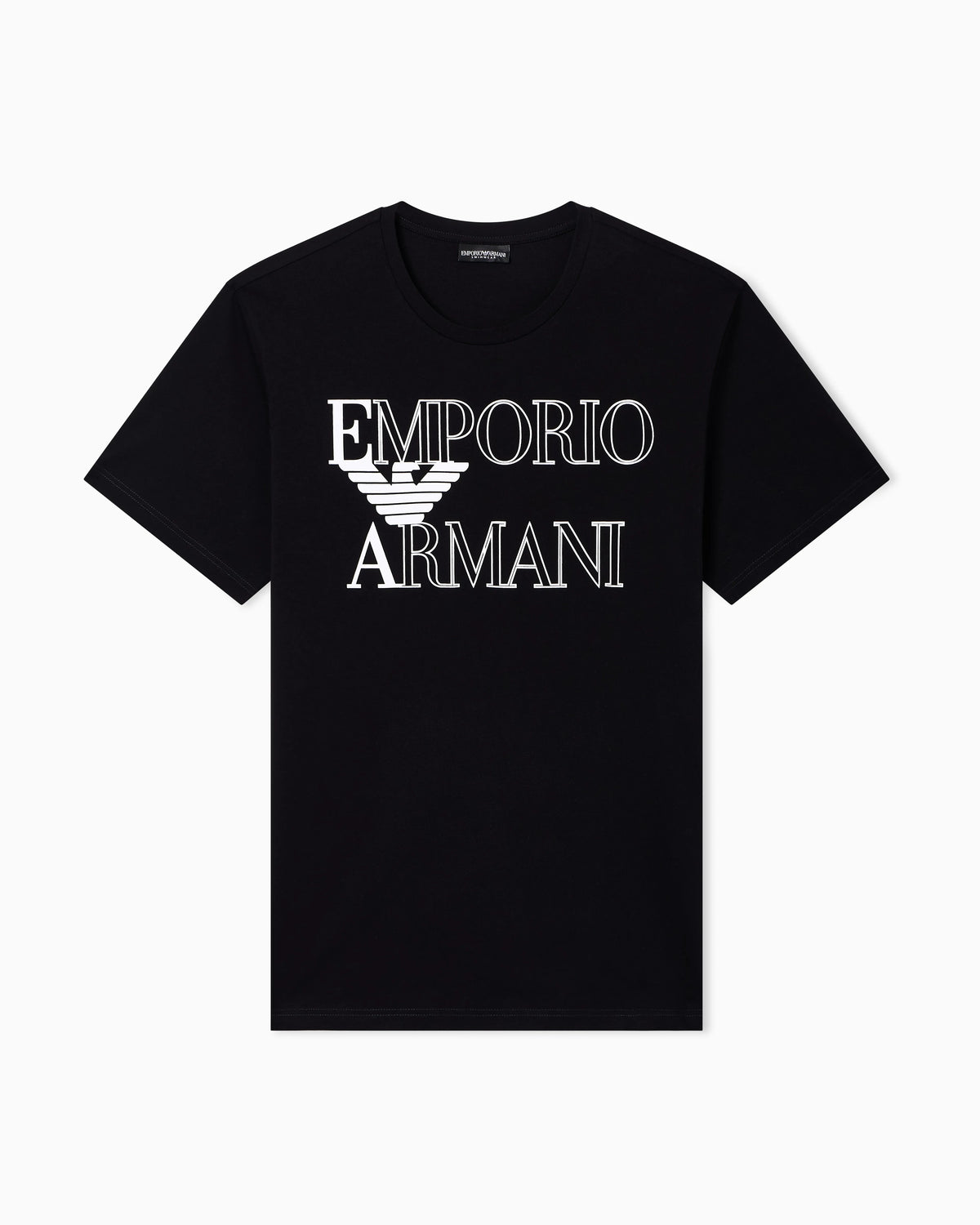 Bold logo beachwear T-shirt in jersey