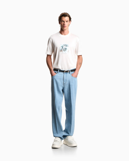 J73 loose fit jeans in Lyocell blend denim