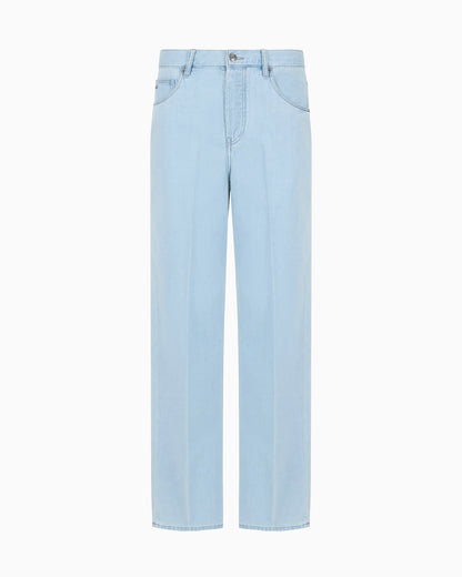 J74 Loose fit denim jeans in a soft touch Lyocell blend