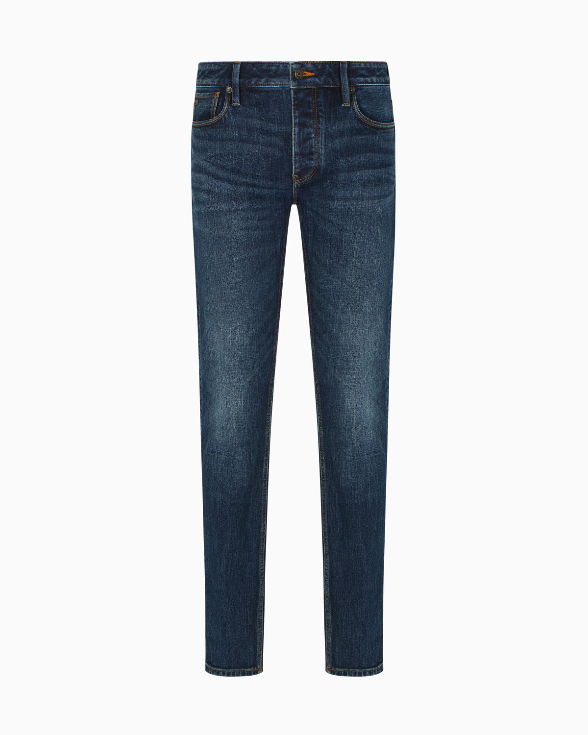 J75 slim-fit, stone-washed stretch-denim jeans