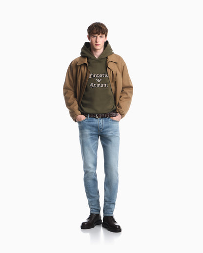 ASV J75 slim-fit jeans in stone-washed brushed stretch denim