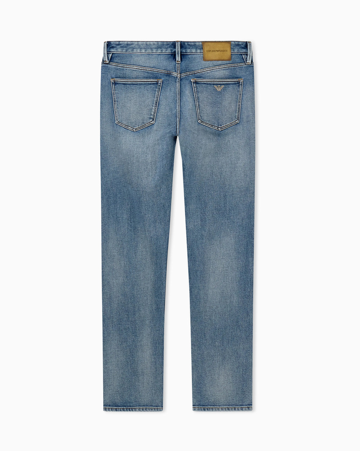 ASV J75 slim-fit jeans in stone-washed brushed stretch denim