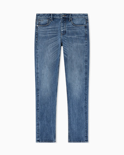 J75 slim-fit, stretch denim jeans with micro spots