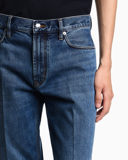 J76 straight-fit, stone-washed denim jeans
