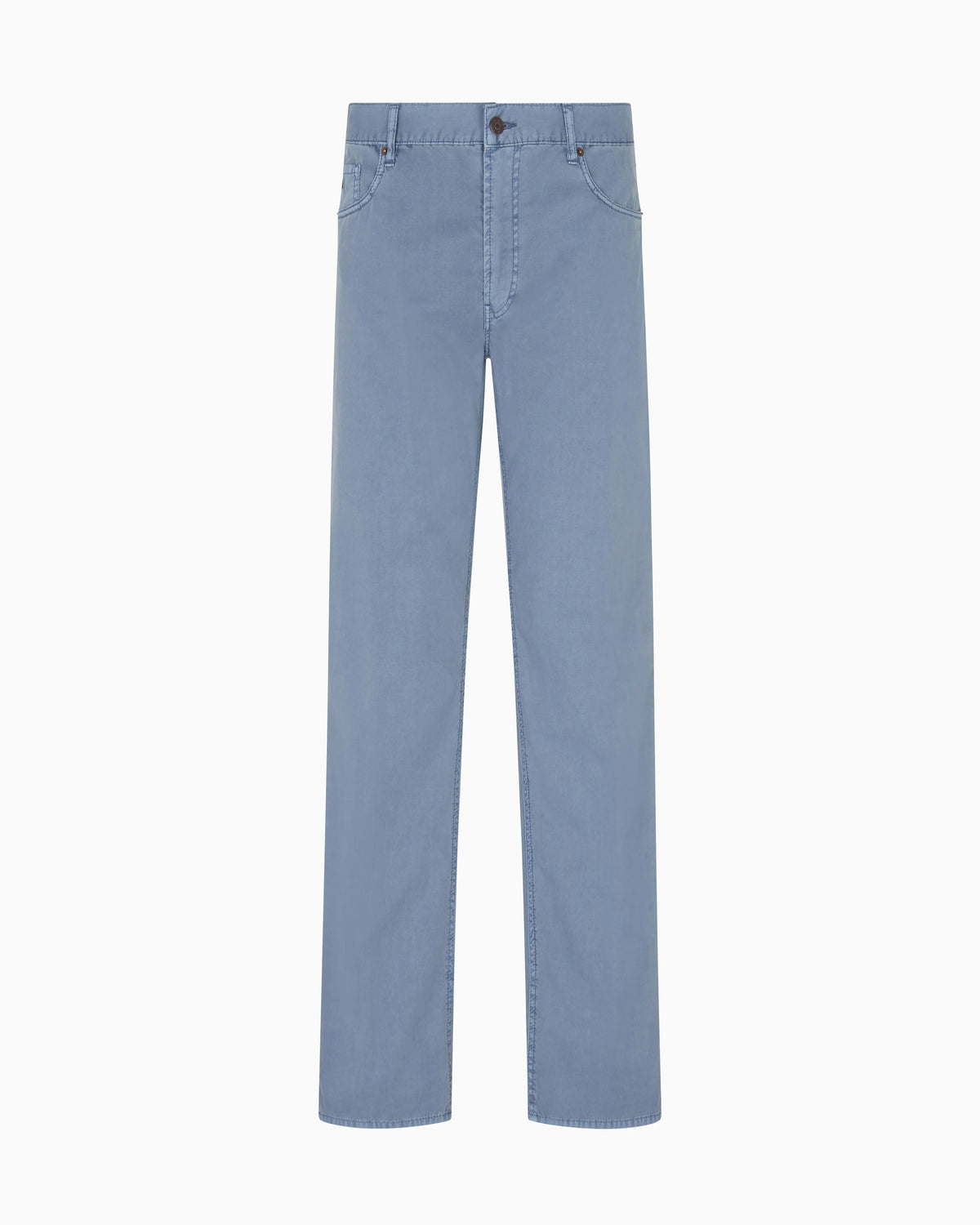 J76 straight-fit five-pocket washed twill trousers