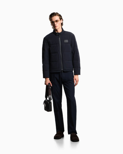 J76 straight-fit five-pocket washed twill trousers