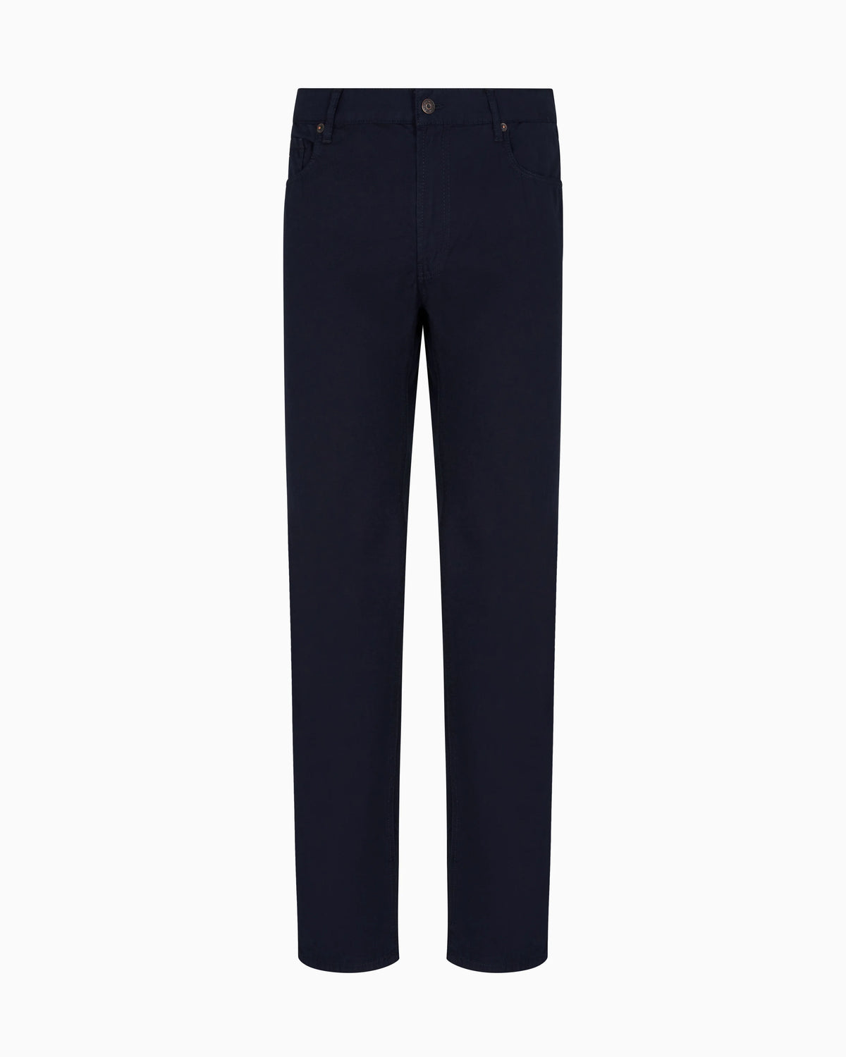 J76 straight-fit five-pocket washed twill trousers