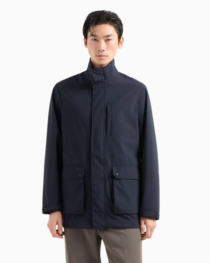 Travel Essentials water-repellent nylon blouson