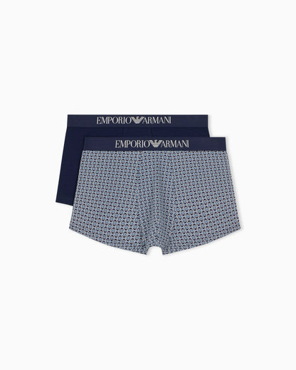 2-pack trunks in cotton jersey with a pattern mix