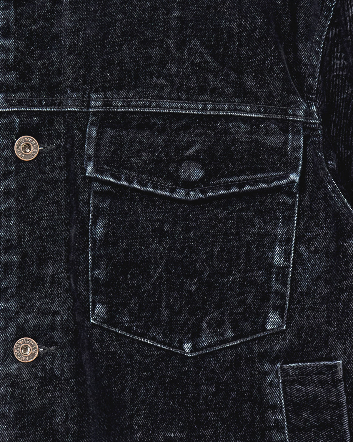 Flocked denim jacket Signature Capsule