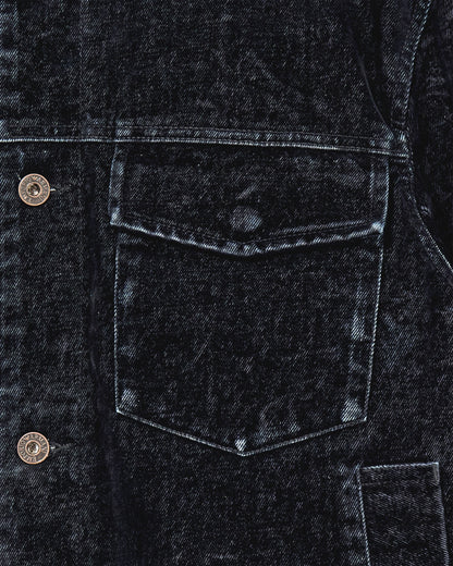 Flocked denim jacket Signature Capsule
