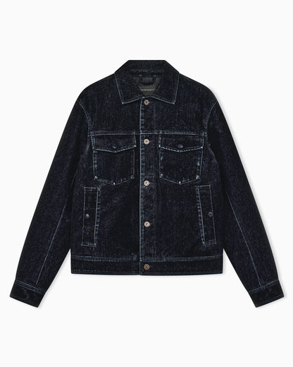 Flocked denim jacket Signature Capsule