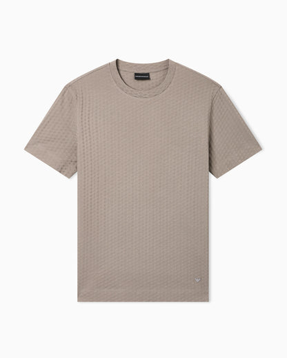 US Exclusive jacquard jersey T-shirt