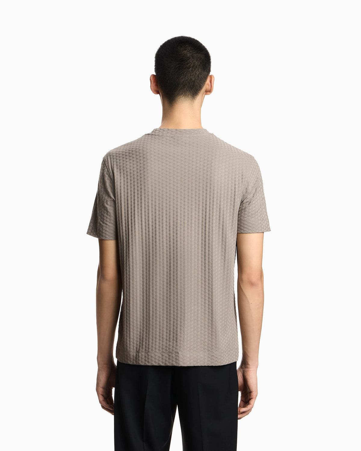 US Exclusive jacquard jersey T-shirt