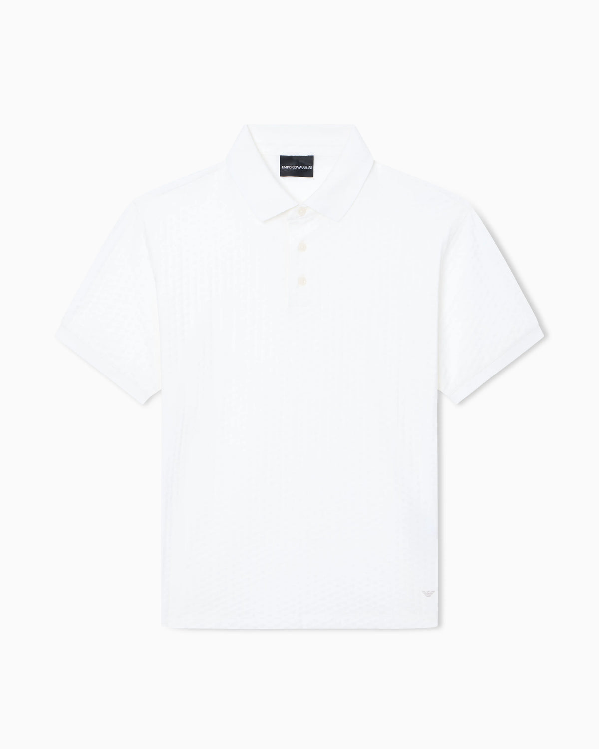 US Exclusive jacquard jersey polo shirt