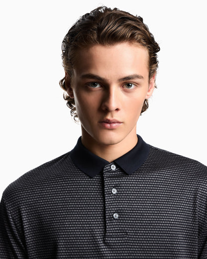 Ribbed Polo Shirt