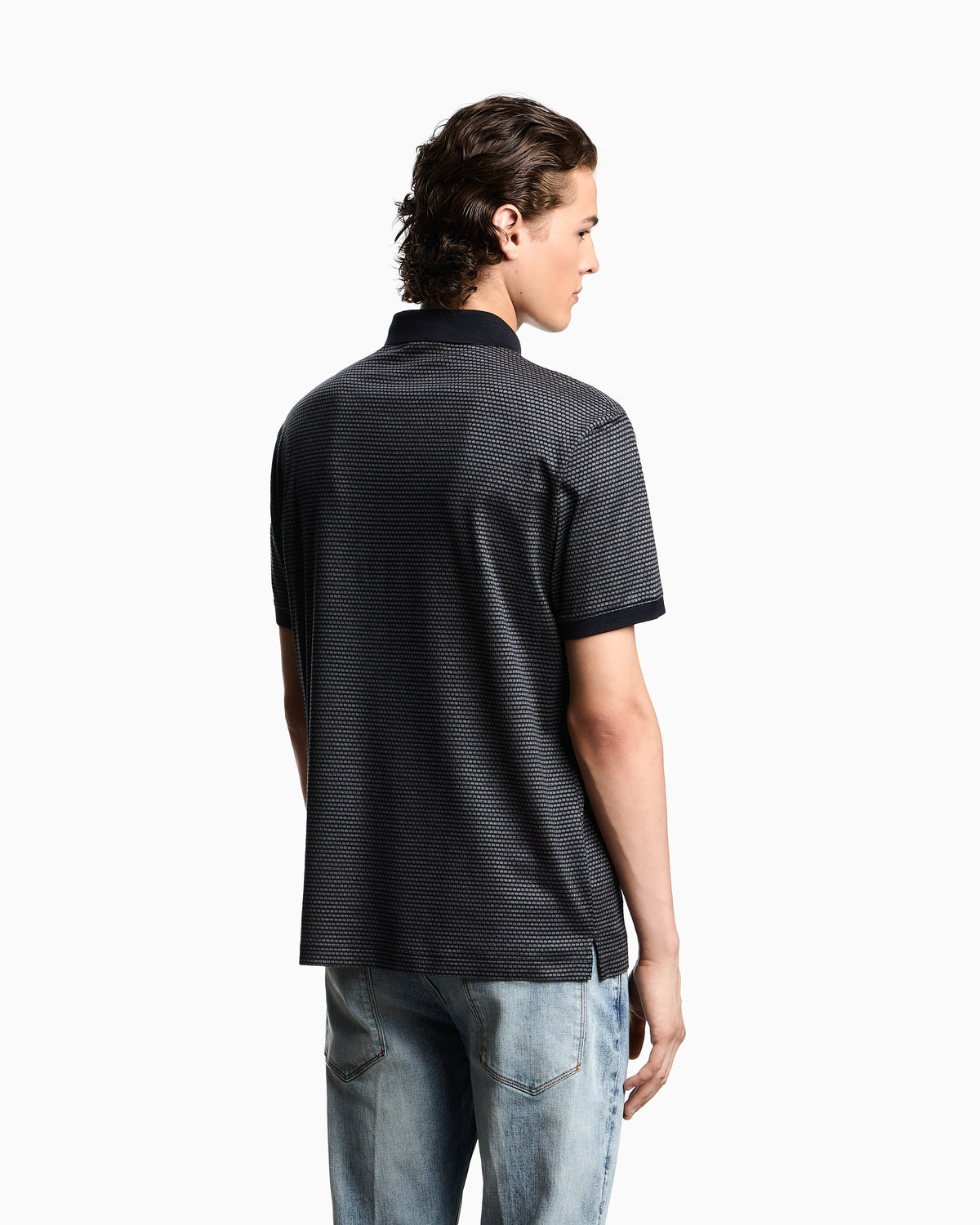 Ribbed Polo Shirt
