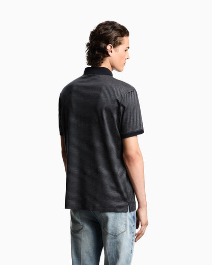 Ribbed Polo Shirt