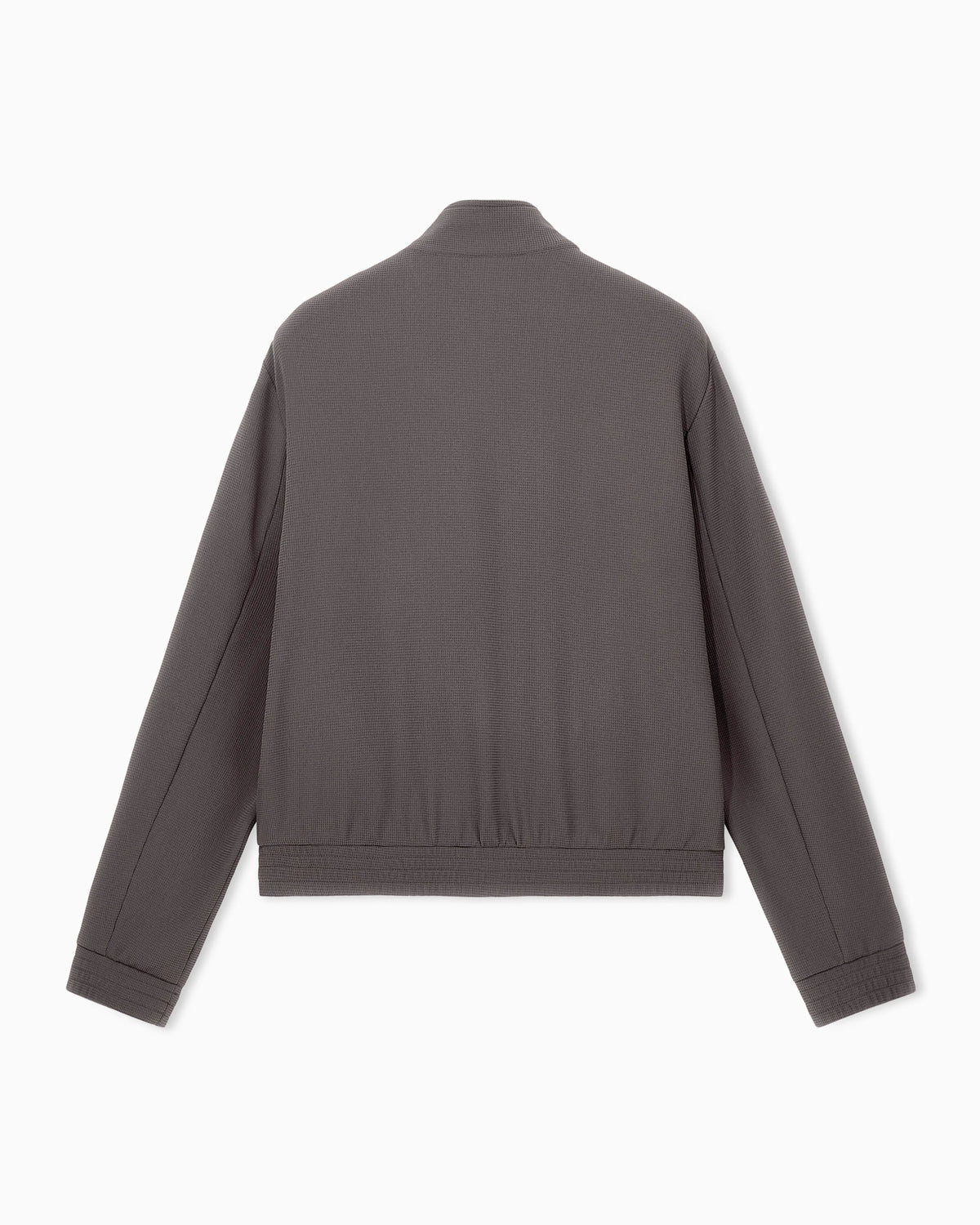 Full-zip blouson in 3d crepe jersey Signature Capsule