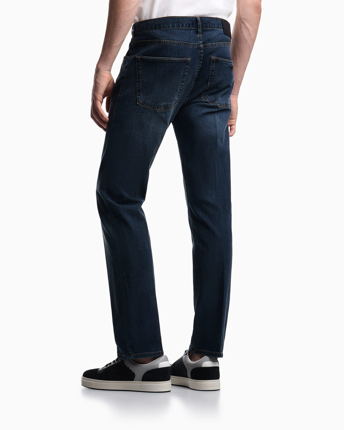 J45 regular fit, washed stretch denim jeans