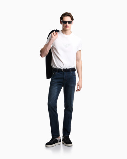 J45 regular fit, washed stretch denim jeans