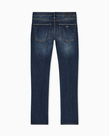 J45 regular fit, washed stretch denim jeans