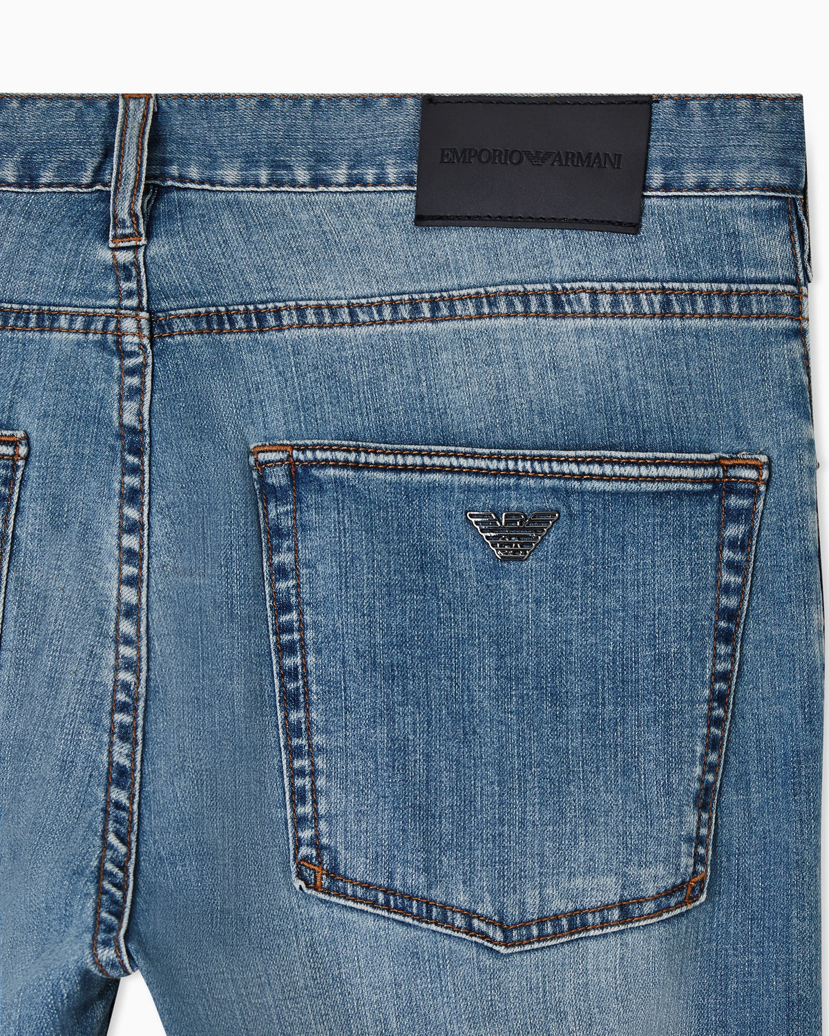 J45 regular fit, washed stretch denim jeans