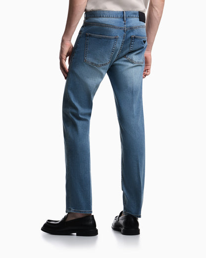 J45 regular fit, washed stretch denim jeans