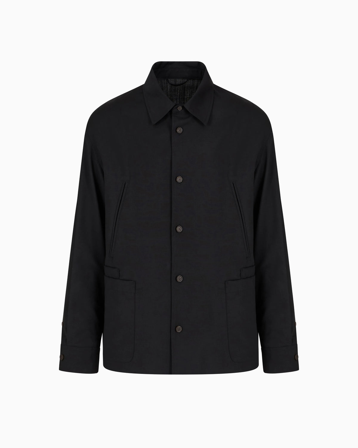 Super light wool shirt jacket