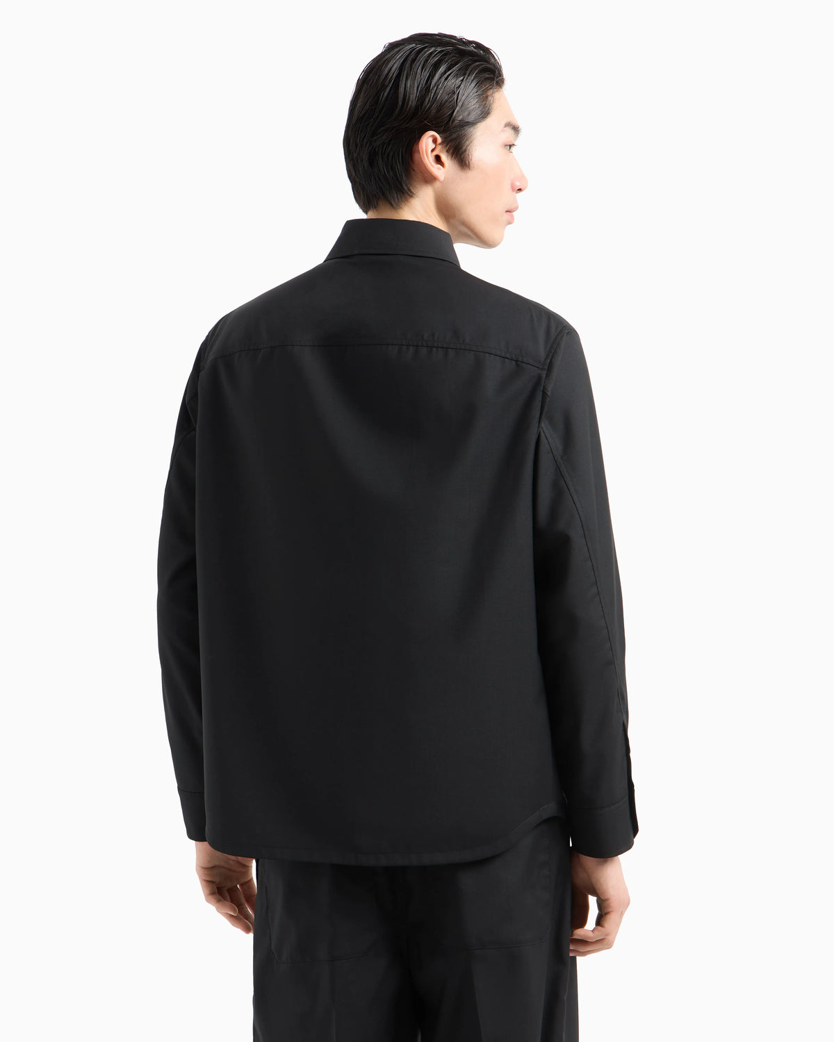 Super light wool shirt jacket