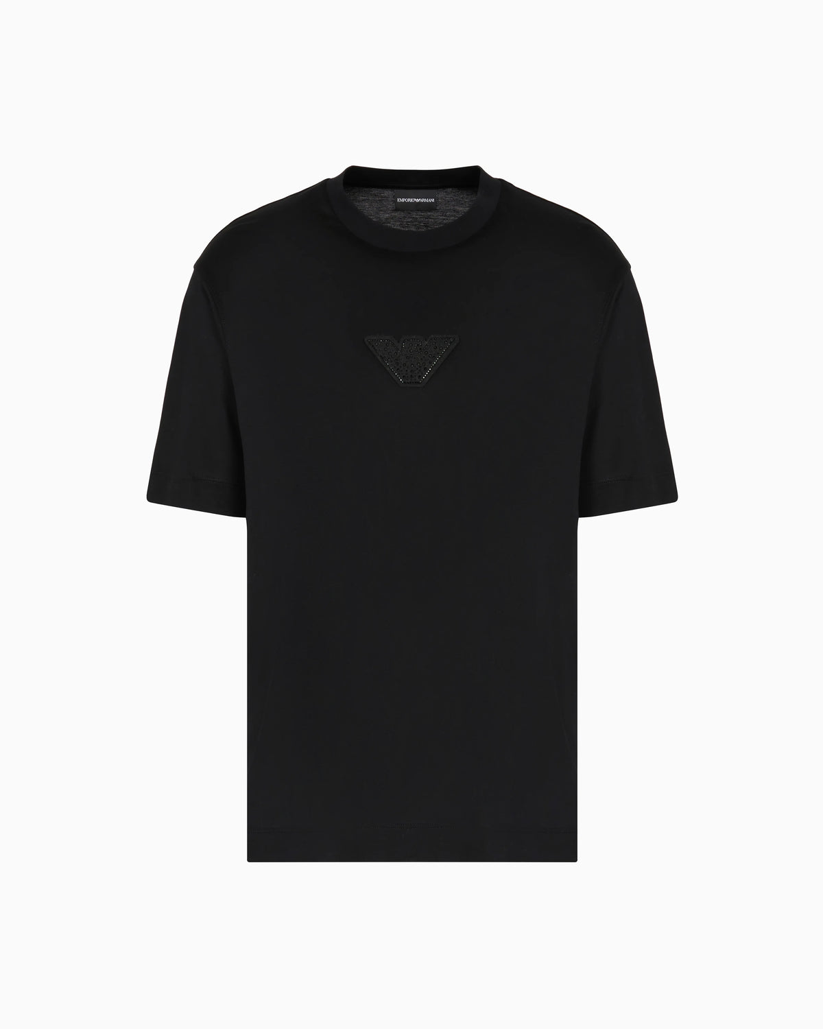 ASV Clubwear T-shirt in a Lyocell blend jersey with an eagle patch and rhinestones