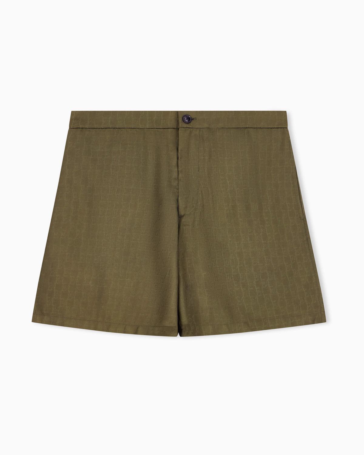 Bermuda shorts in Tencel jacquard with a regular fit