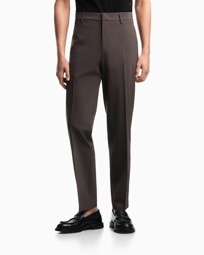 Nylon viscose blend trousers
