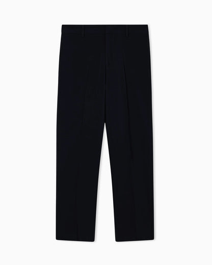 Nylon viscose blend trousers