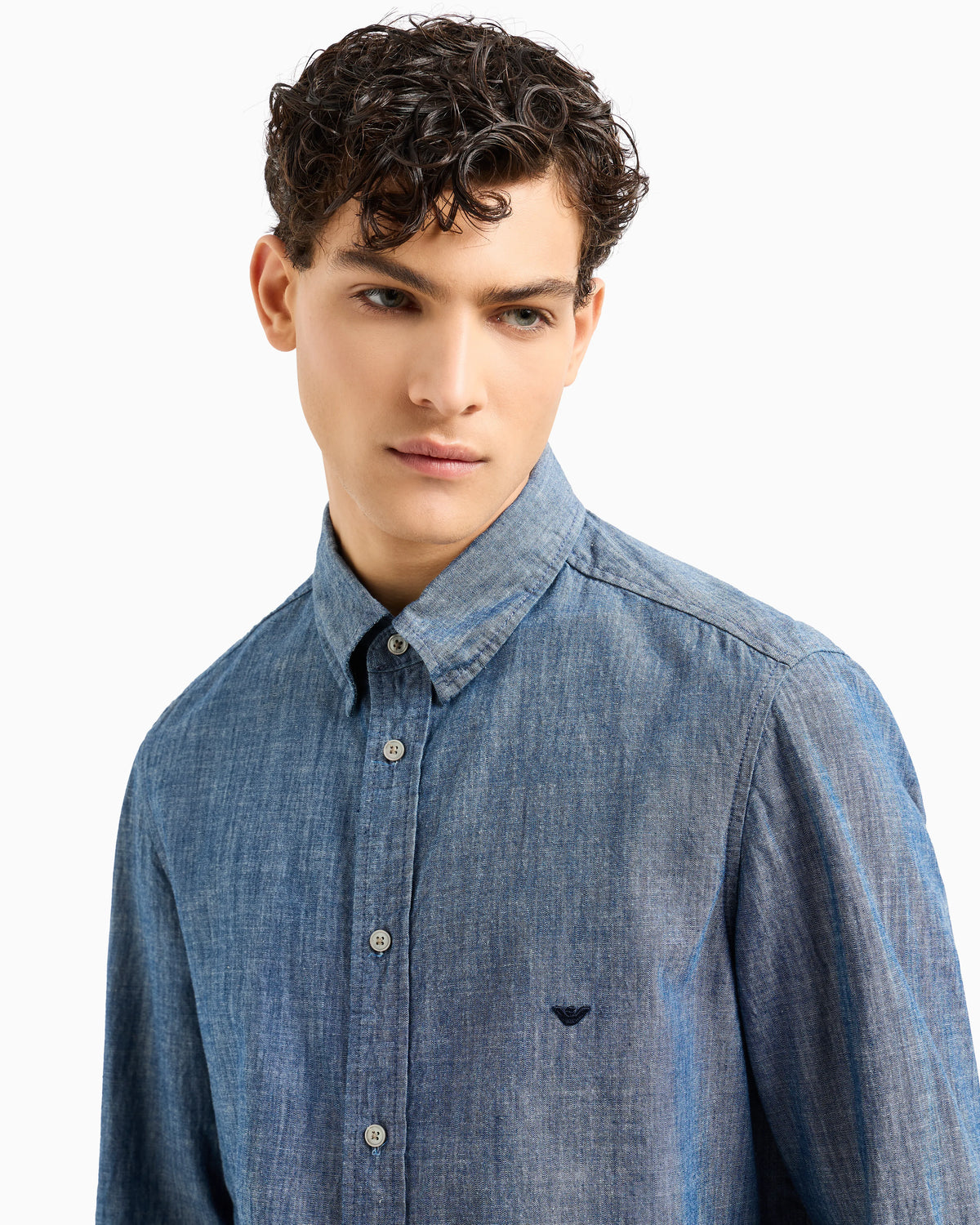 Cotton chambray shirt