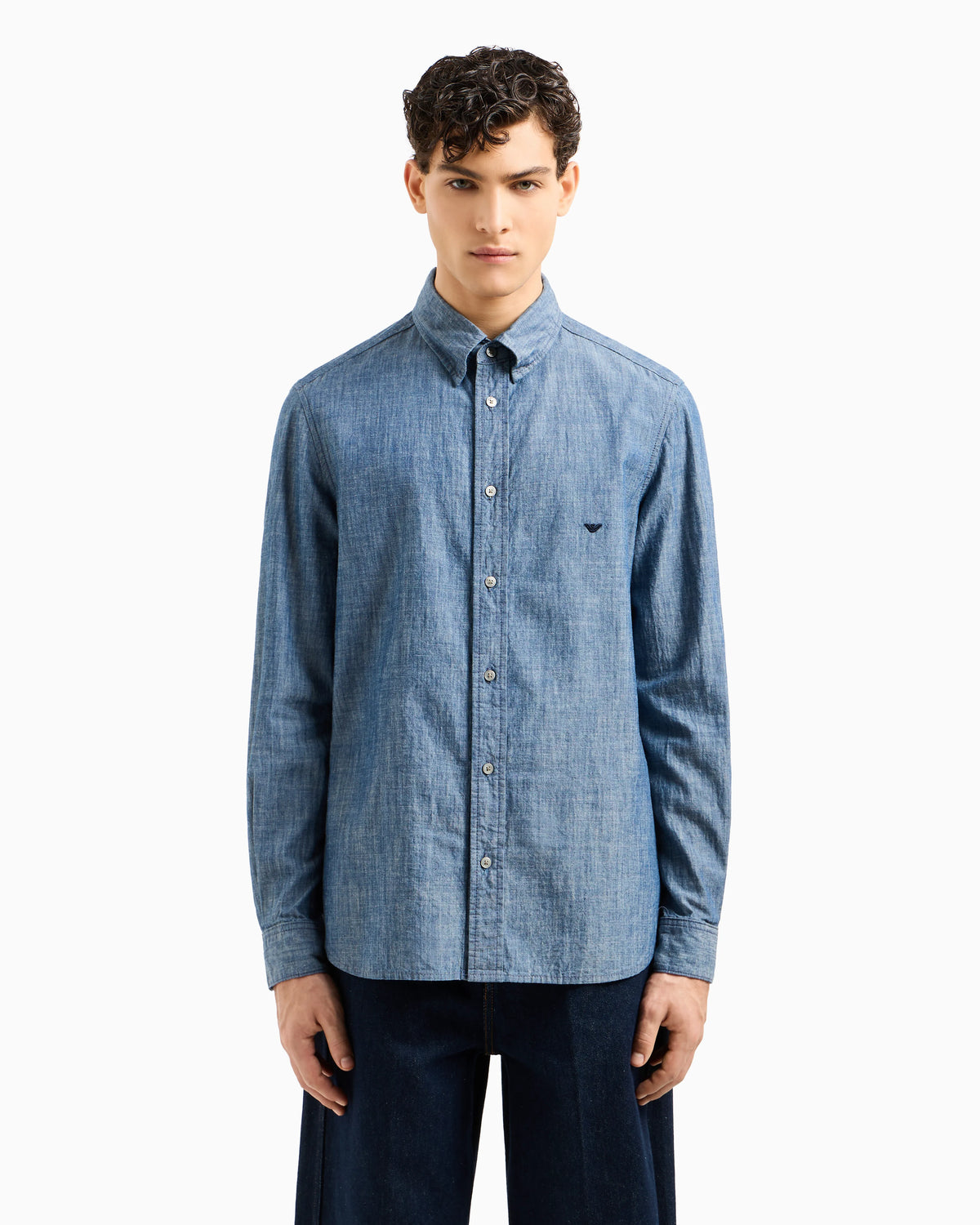 Cotton chambray shirt