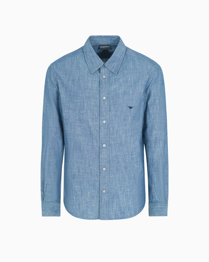 Cotton chambray shirt