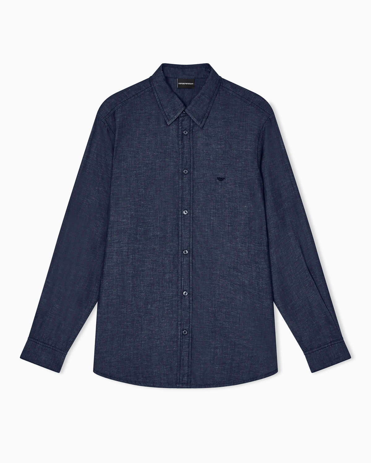 Lyocell-blend chambray shirt