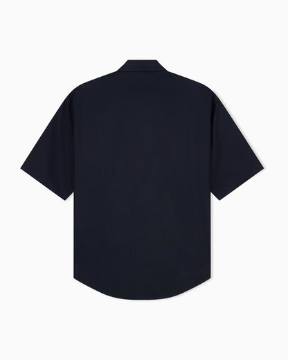 Shirt in lyocell jacquard with a regular fit