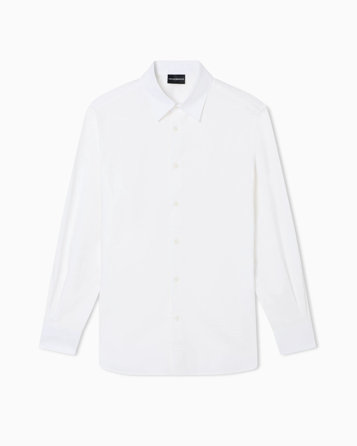 Jacquard shirt with all-over lettering