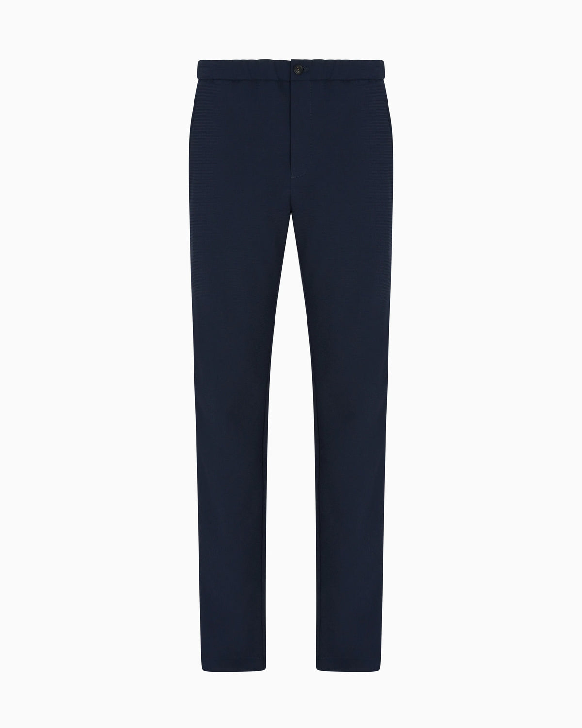 Icon 3D piqué-effect crêpe jersey trousers