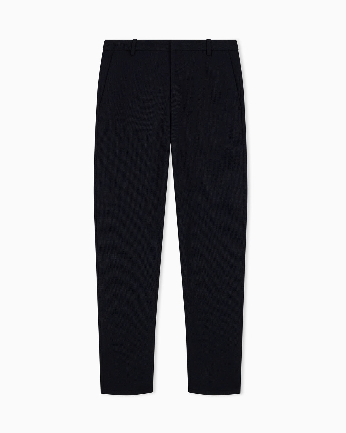 Trousers in techno jersey pique