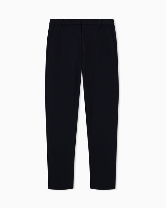 Trousers in techno jersey pique