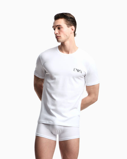 Short sleeve t-shirt 2-pack in stretch jersey Essential