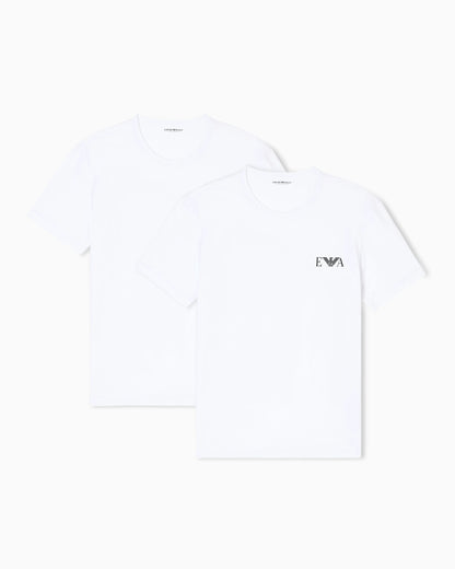 Short sleeve t-shirt 2-pack in stretch jersey Essential